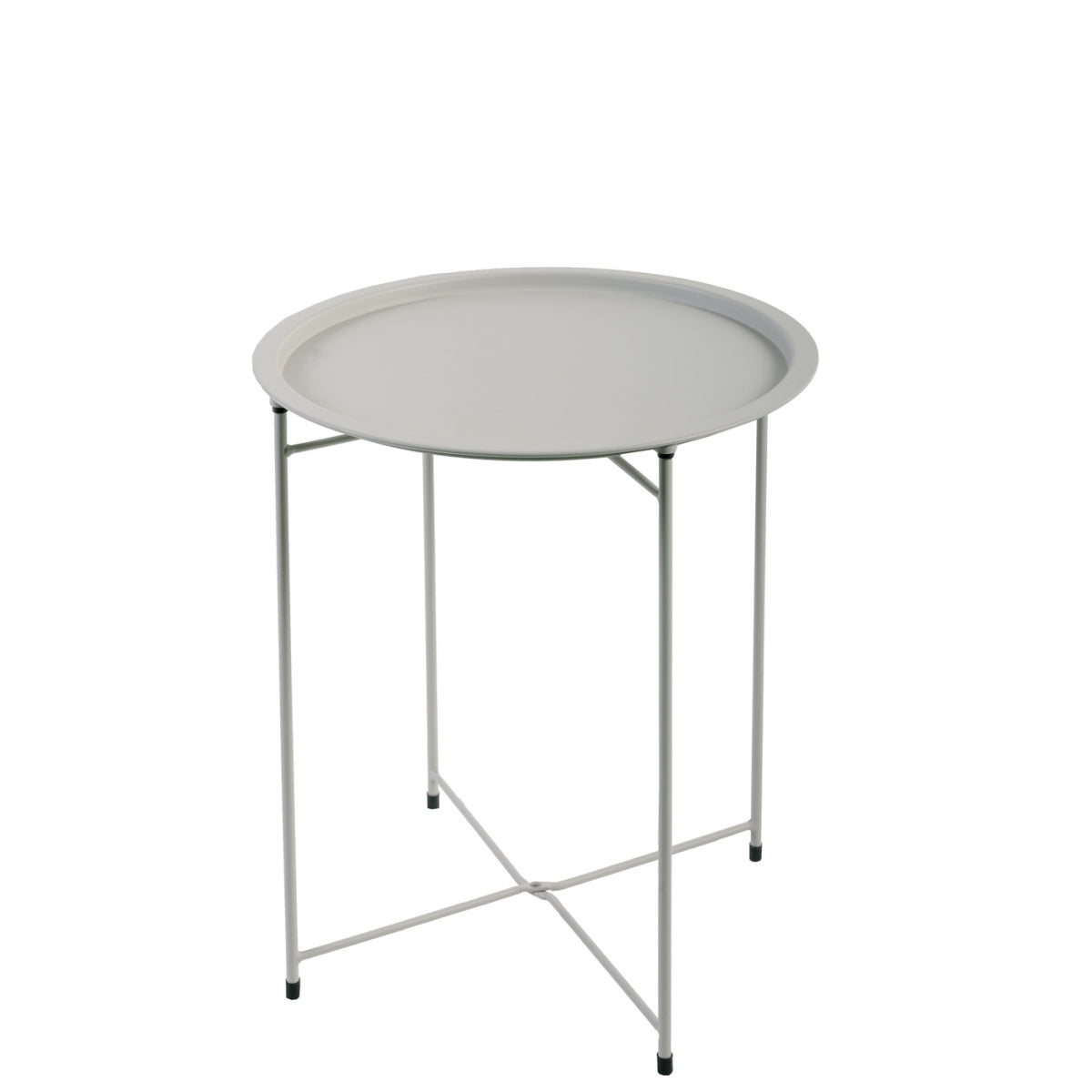Mesa Auxiliar Plegable, Mesa Baja Plegable De Jardín Gris 46x52cm- Muebles De Jardín_0