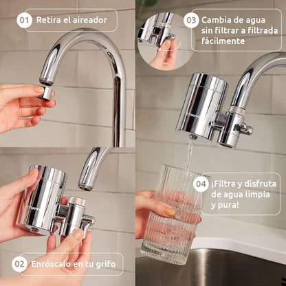 Filtro para torneira EcoPro Chrome SMR Tapwater, pacote anual