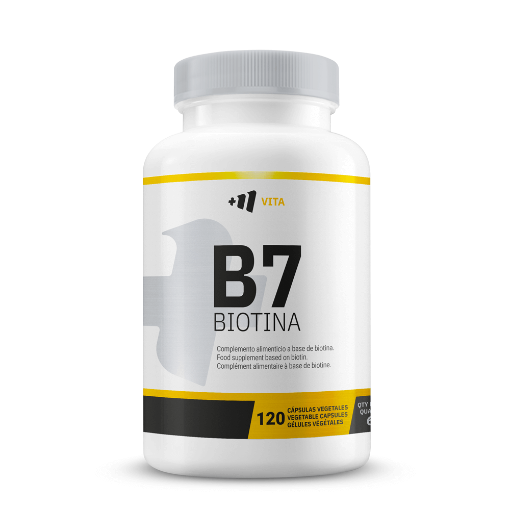 B7 Biotina 500μg - 120 Cápsulas Vegetales - Mejora La Salud De La Piel - Masmusculo_0