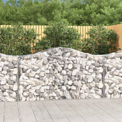 Cestas De Gaviones 25 Uds Forma De Arco Hierro 200x50x100/120cm_1