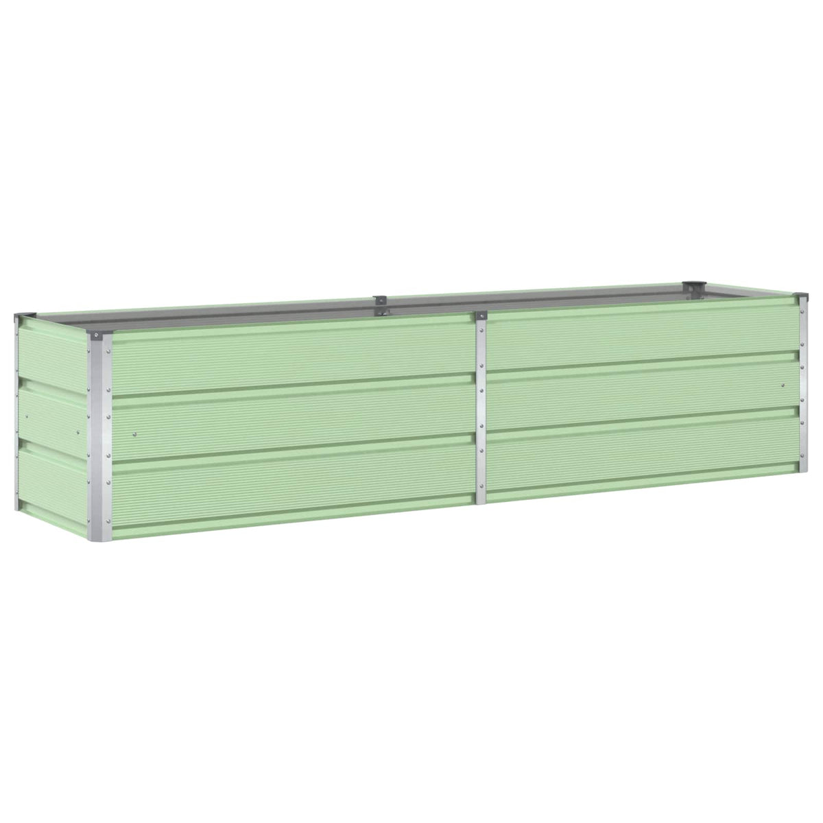 Jardinera Verde Pastel 195 X 50 X 45 Cm Acero Galvanizado_0