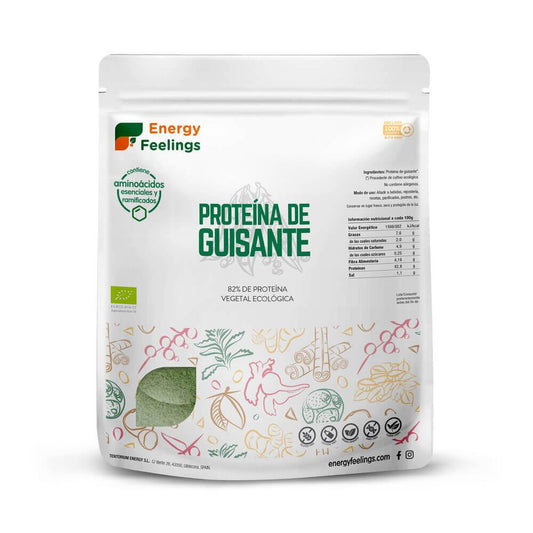 Proteína de ervilha biológica Energy Feelings 1kg