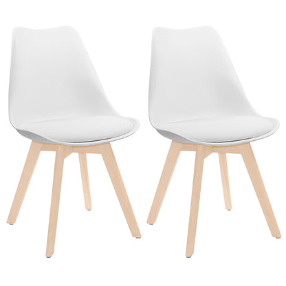 Pack 2 Sillas De Comedor Estilo Nórdico Daria 83x55x48cm Thinia Home_0