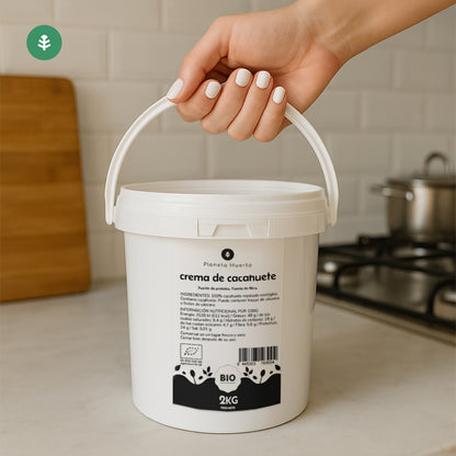 Manteiga de amendoim biológica Planeta Huerto 2kg