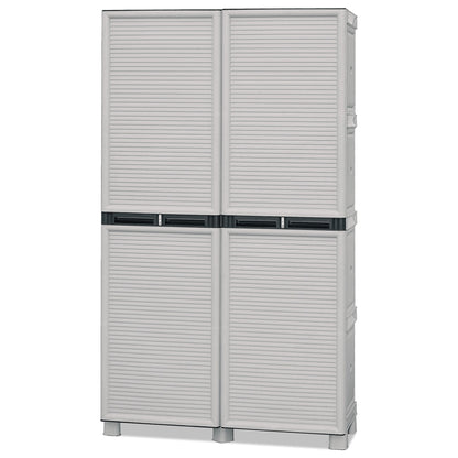 Armario De Altura Completa Con Baldas En Polipropileno