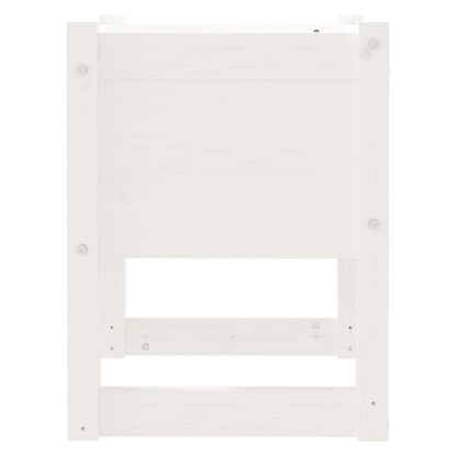 Jardinera Madera Maciza De Pino Blanco 40x40x52,5 Cm_4