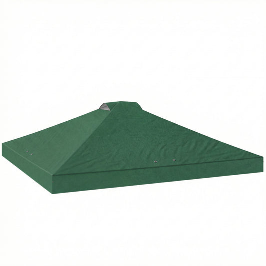 Outsunny Toldo De Pérgola De Recambio 3x3 M Anti-uv50+ Impermeable Verde_0