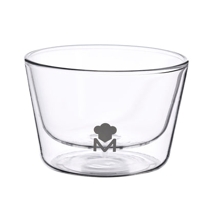 Bol Mediano Mixology De 400ml De Doble Pared En Borosilicato Masterpro_0