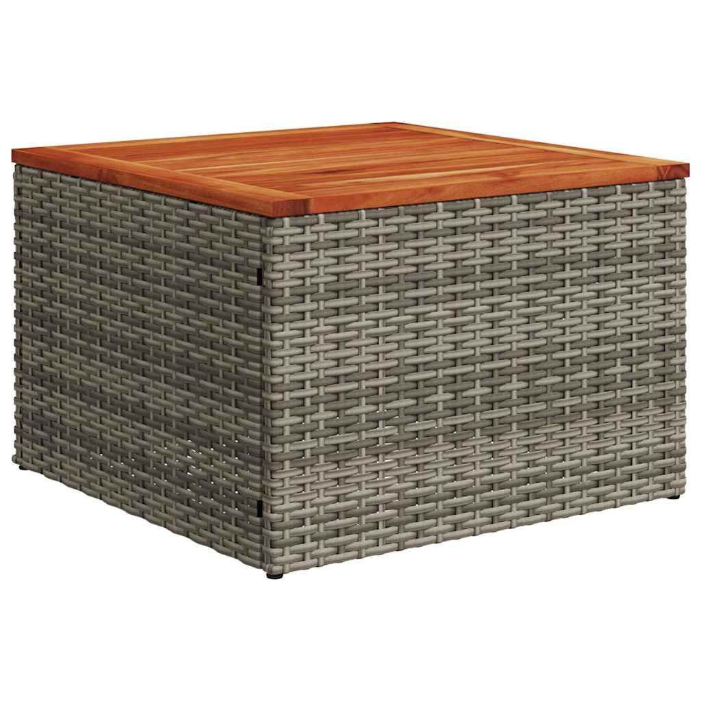 Set De Sofás De Jardín Y Cojines 8 Piezas Ratán Sintético Gris / Vetonek_1