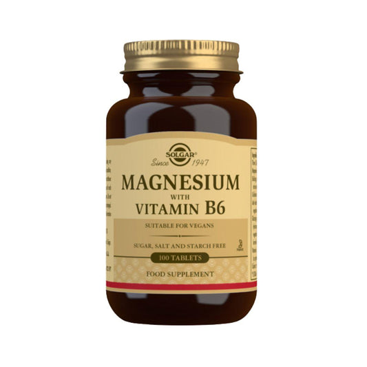 Magnésio com Vitamina B6 - Solgar 250 comprimidos