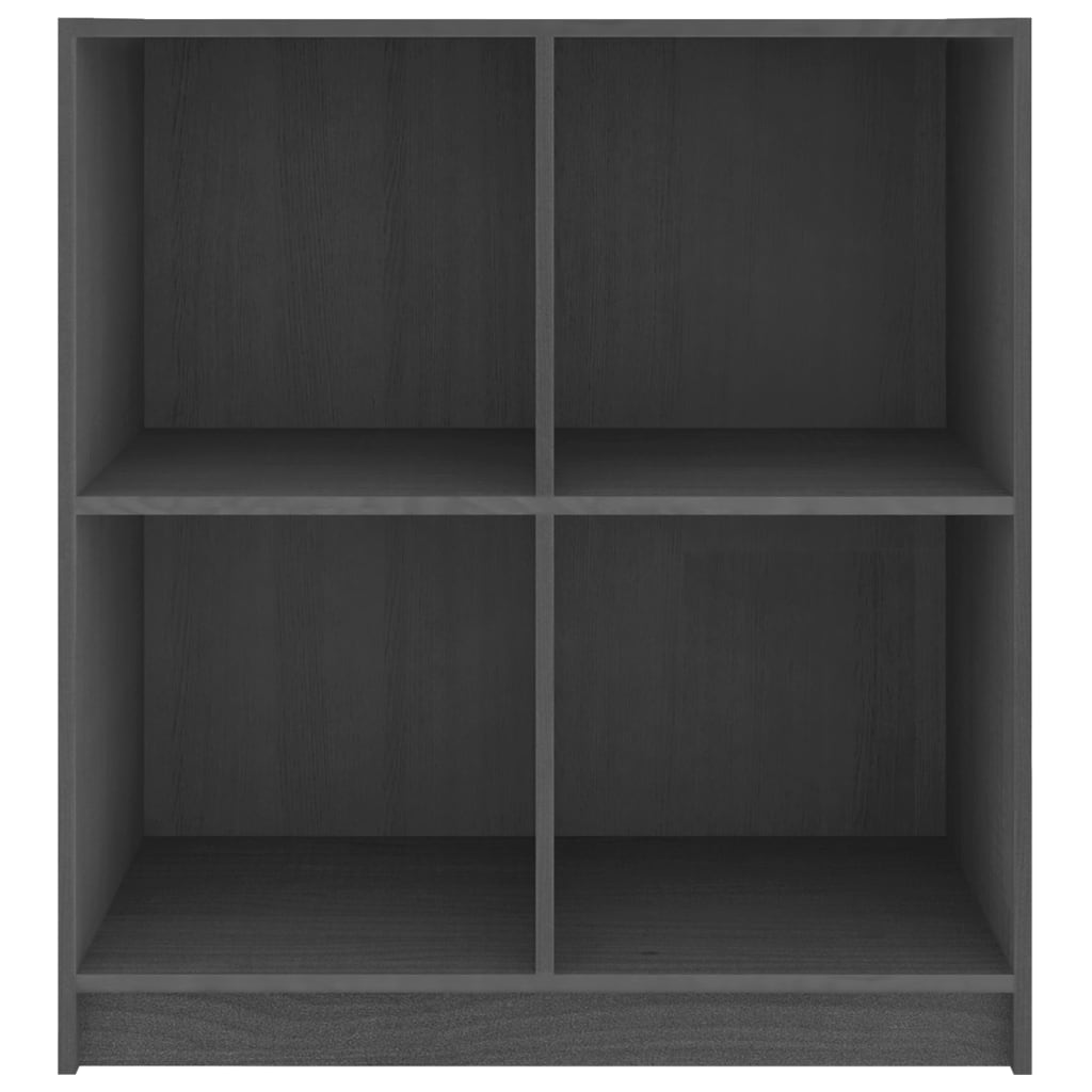 Aparador Madera Maciza De Pino Gris 70x33x76 Cm / Vetonek_0