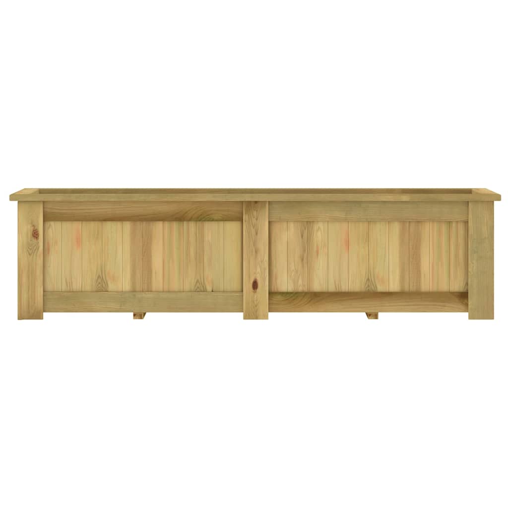 Arriate De Madera De Pino Impregnada 196x50x50 Cm_4