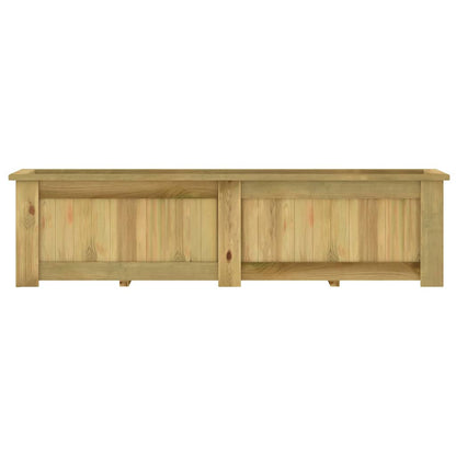 Arriate De Madera De Pino Impregnada 196x50x50 Cm_4