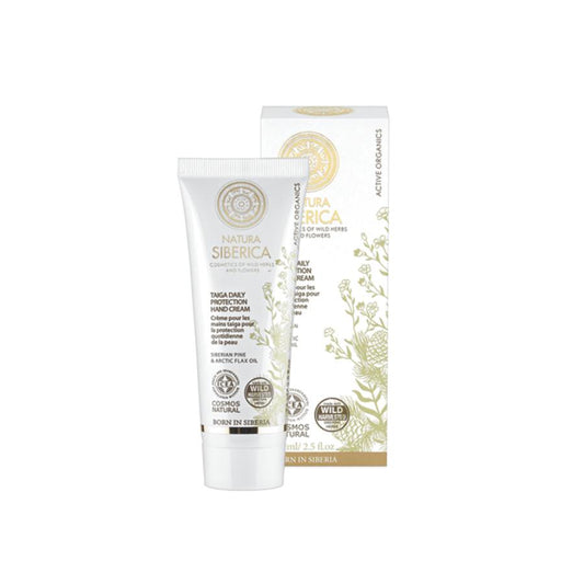 Creme de mãos Taiga cuidado diário Cosmos Natural Natura Sibérica 75 ml