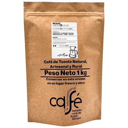 Cafe Sin Intermediarios Café Colombia Besos Molido Filtro 1 Kg_0