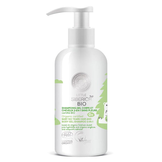 Champô Orgânico para Cabelo e Corpo Natura Siberica 250ml "Bebé sem Lágrimas"