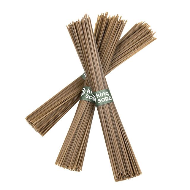 Noodles de trigo sarraceno 100% sem glúten em formato de esparguete Bio King Soba 250 g
