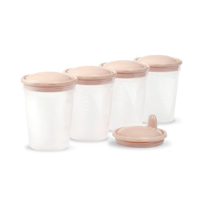 Recipientes Para La Leche Y Alimentos Pack 4 Unid. Beige_2