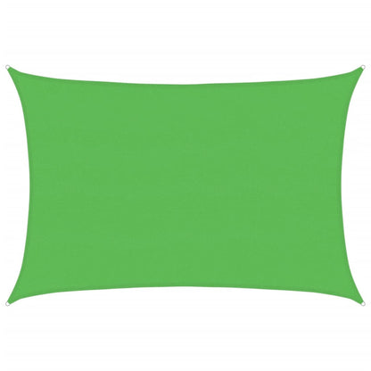 Vidaxl Toldo De Vela Hdpe Verde Claro 160 G/m² 5x6 M_0