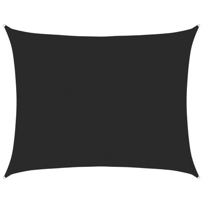 Vidaxl Toldo De Vela Hdpe Negro 160 G/m² 6x7 M_0