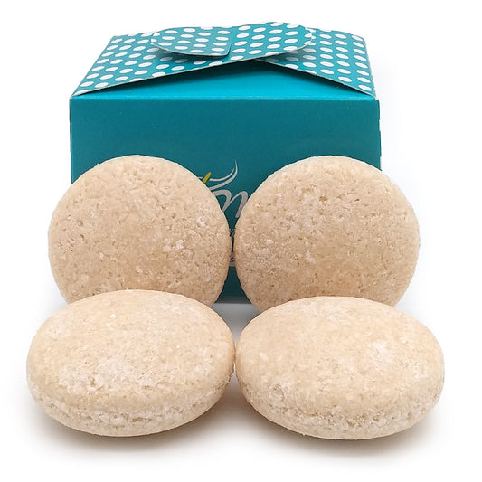 Pack 4 Champú Sólido Cabello Rizado - 100% Natural - Con Aceite de Almendra y Avena - Define y Nutre el Rizo_0