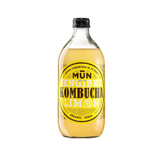 Kombucha Biológica de Gengibre e Limão Mun 500 ml