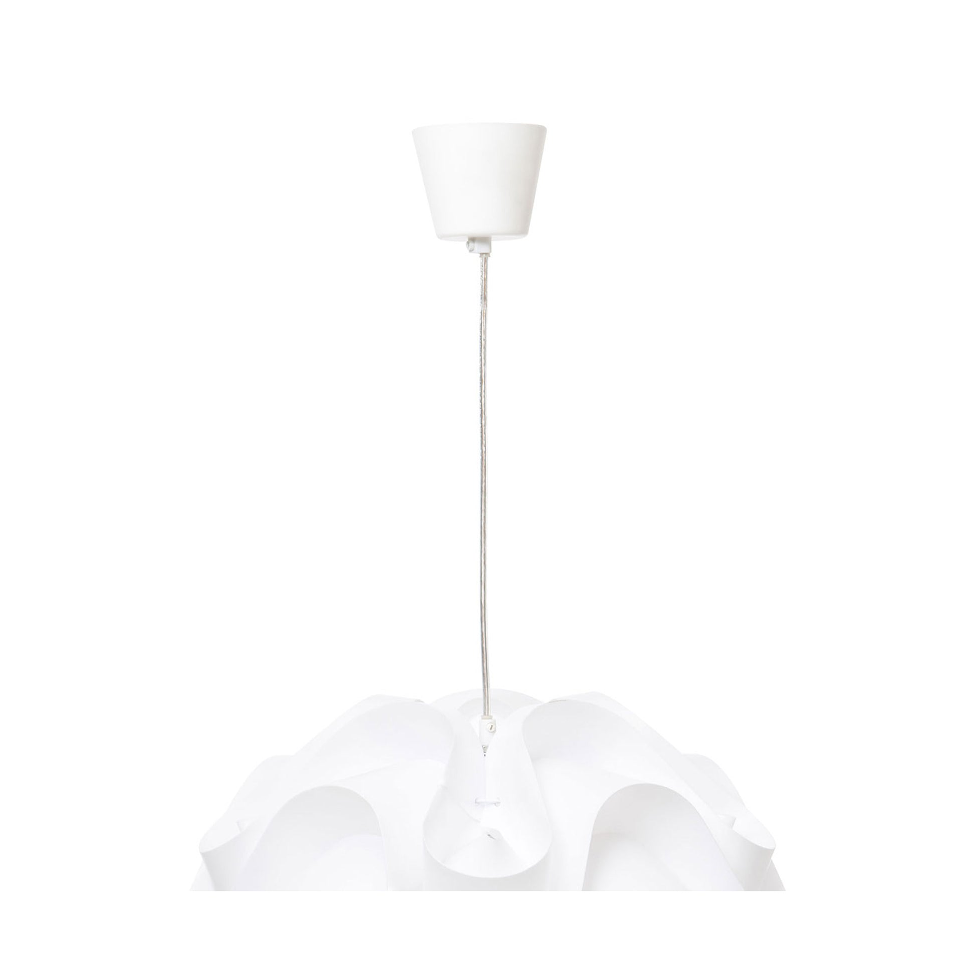 Lampara De Techo Modelo Happy Big, Pantalla Ligera Pvc, Ø42cm, Casquillo E27, Blanca_1