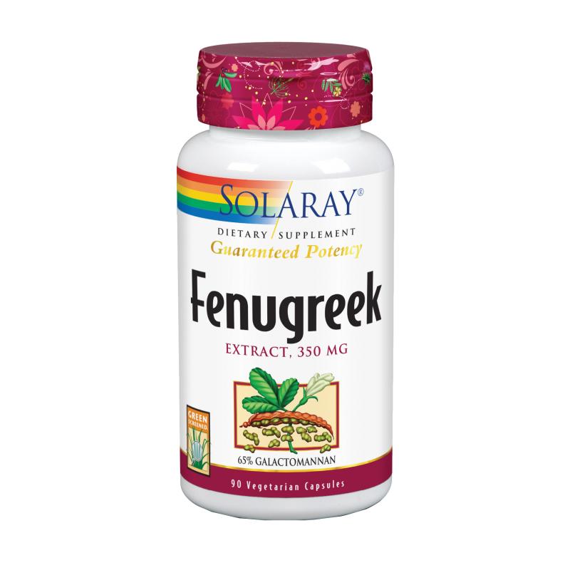 Feno-grego (feno-grego) 350mg Solaray 90 cápsulas