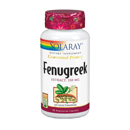 Feno-grego (feno-grego) 350mg Solaray 90 cápsulas