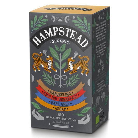 Pacote de Seleção de Sabores de Chá Preto Hampstead, 20 Saquetas