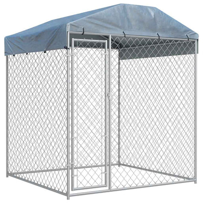 Perrera De Exterior Con Toldo 193x193x225 Cm_1