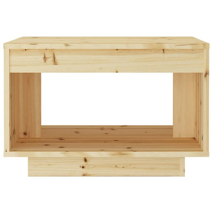 Mesa De Centro De Madera Maciza De Abeto 50x50x33,5 Cm_2