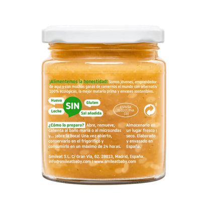 Promoção 3x Pote de Arroz Biológico com Peru e Legumes CA CHI TOS Smileat 230g