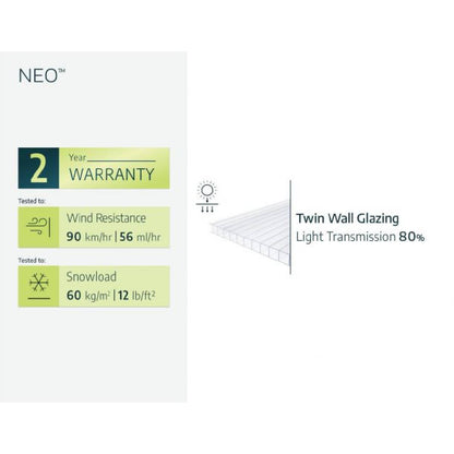 Neo Door Canopy 86x137 cm Canopia