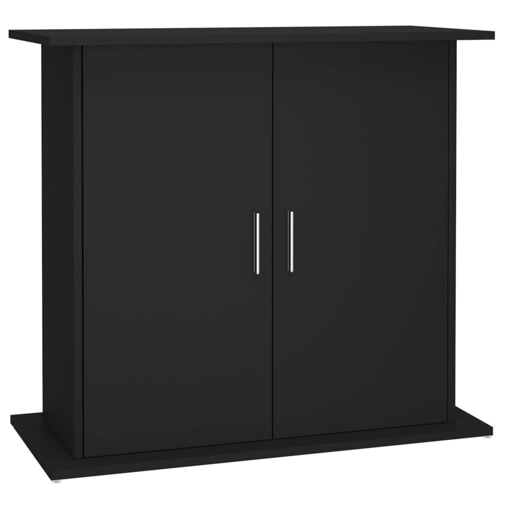 Vidaxl Soporte Para Acuario Madera De Ingeniería Negro 81x36x73 Cm_0