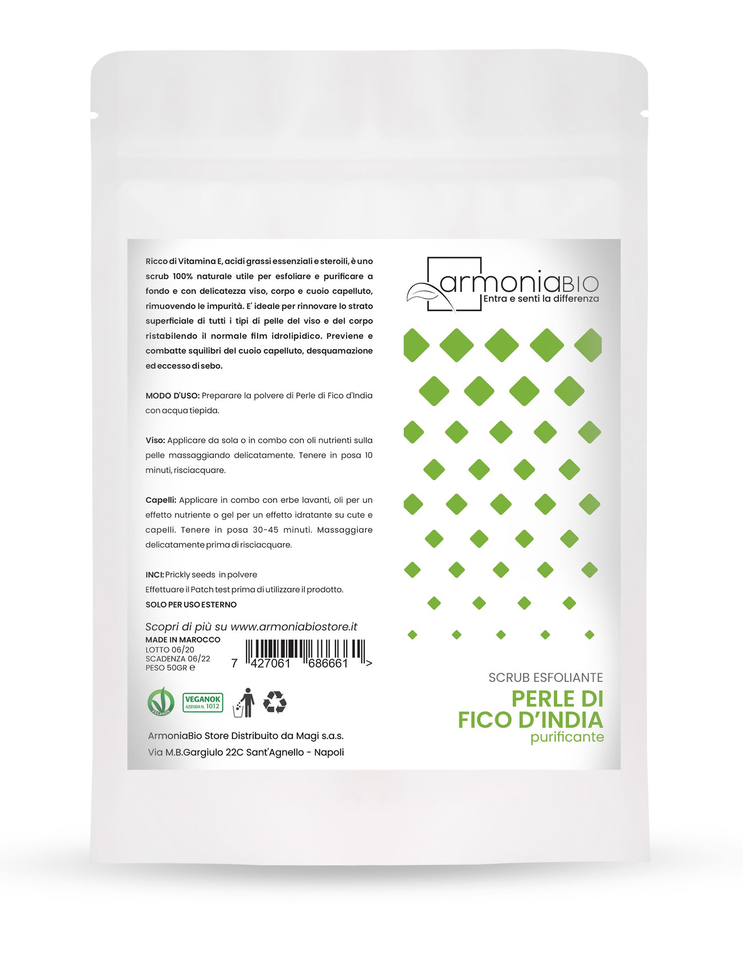 Polvo Exfoliante Perle Di Fico D’india Armoniabio 100g_1