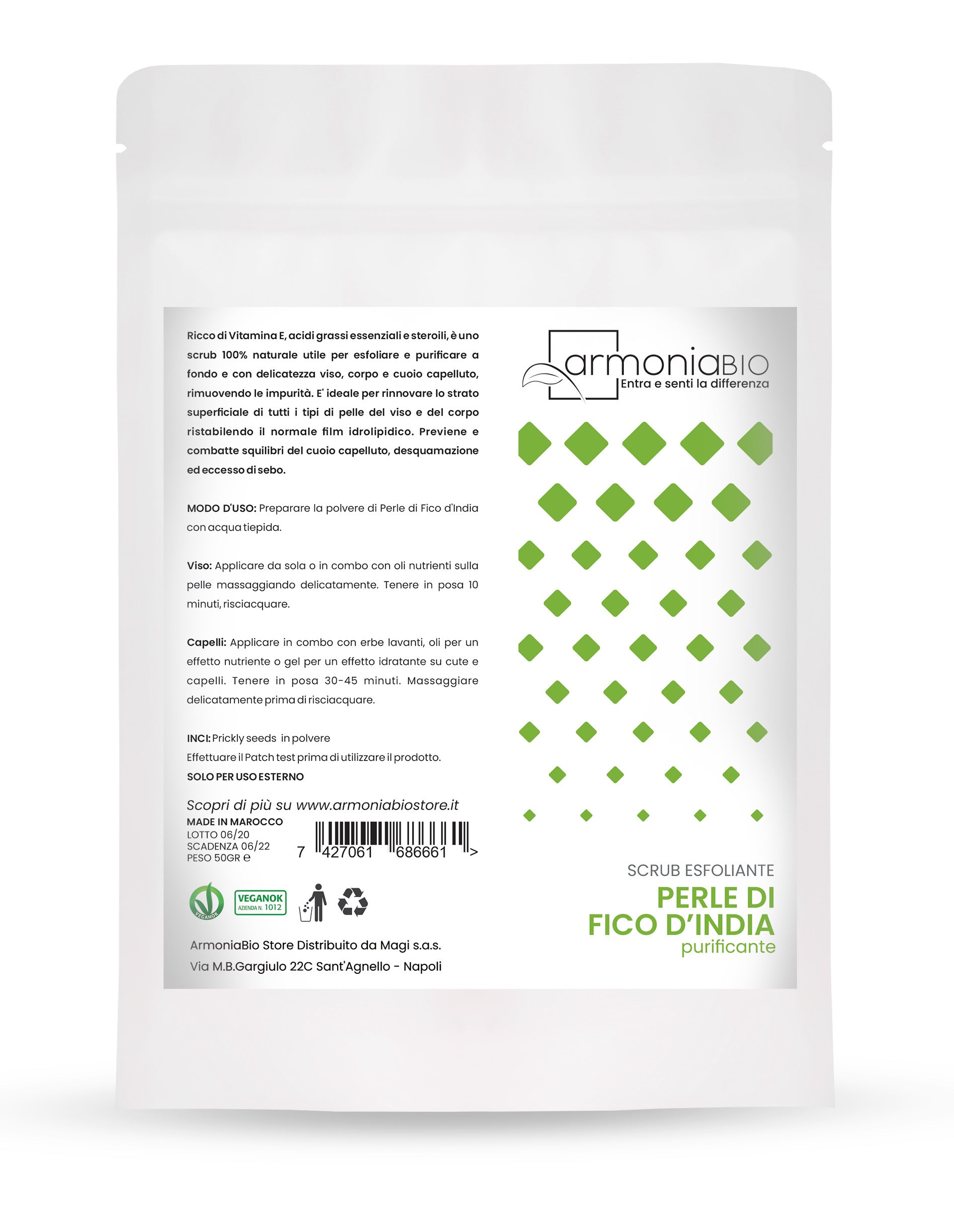 Polvo Exfoliante Perle Di Fico D’india Armoniabio 100g_1