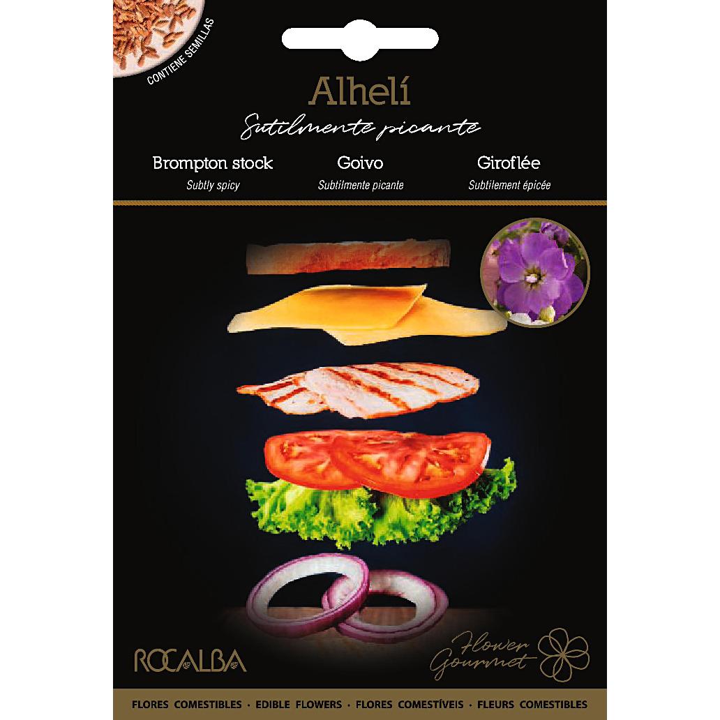 Sementes de flores comestíveis de Rocalba Wallflower