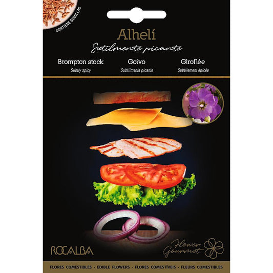 Sementes de flores comestíveis de Rocalba Wallflower