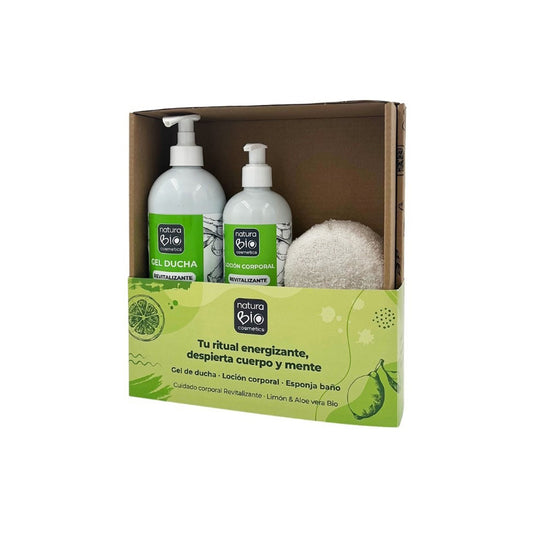 Cofre Navidad Higiene y cuidado corporal Revitalizante + Obsequio caja regalo NaturaBIO Cosmetics
