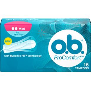 Tampões OB ProComfort Mini 32 unid.