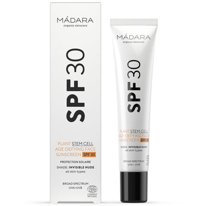 Crema facial antiedad SPF 30 Mádara 40 ml