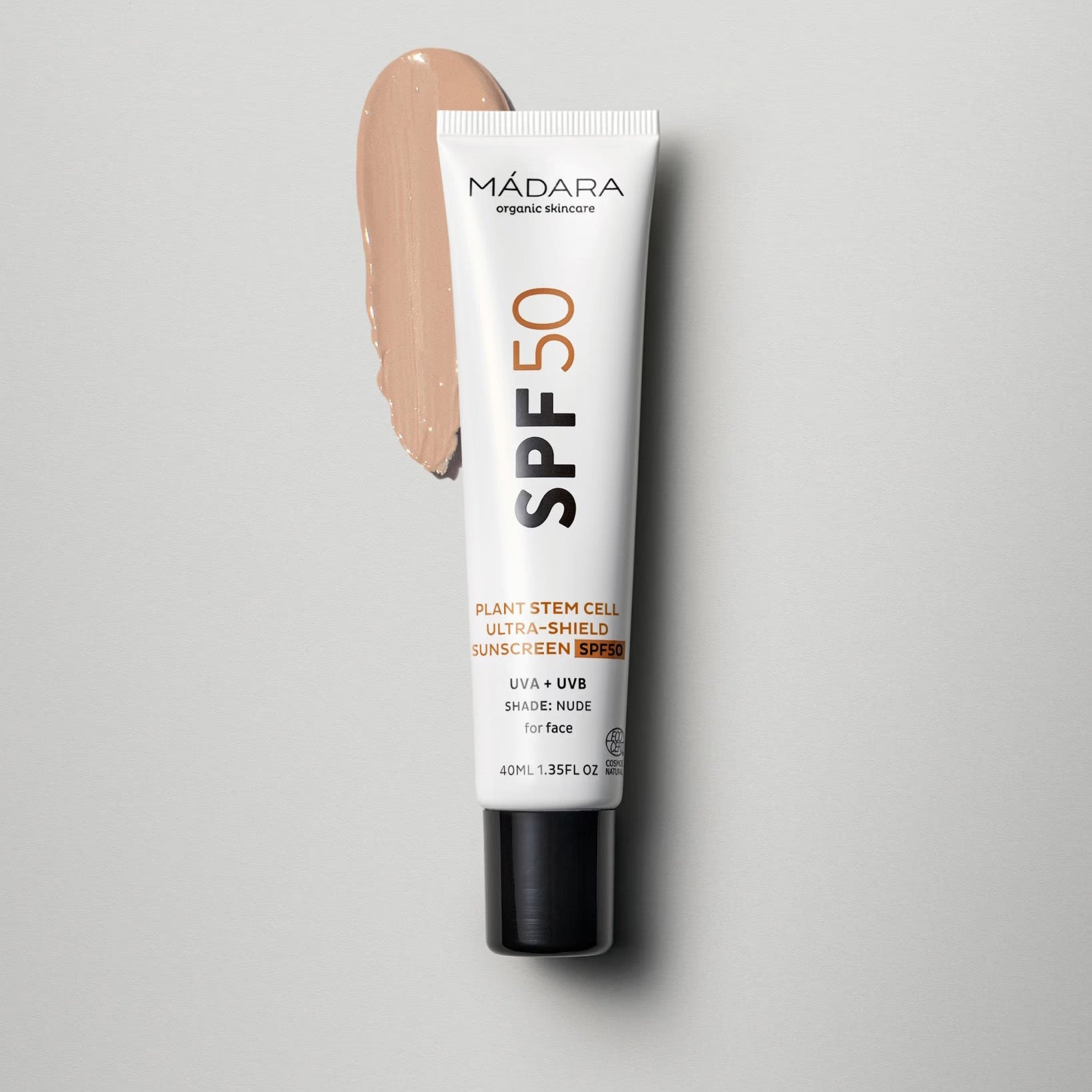 Emulsión facial antioxidante SPF 50 Mádara 40 ml