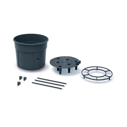 Macetero De Tomates Prosperplast Tomate Grower De Plastico En Color Antracita 29,5 (largo) X 29,5 (ancho) X 23,6-115,2 (alto) Cm