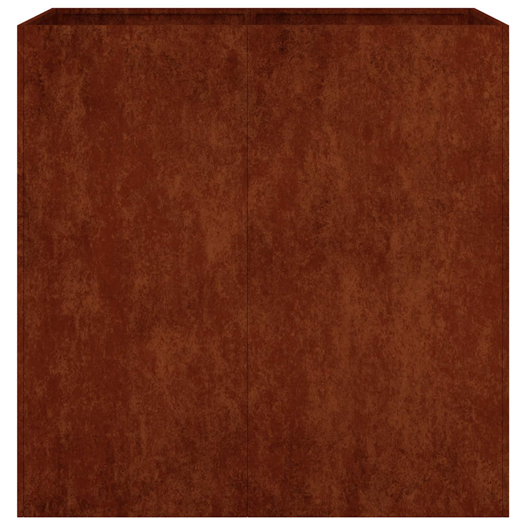Jardinera De Acero Corten 80x40x80 Cm_3