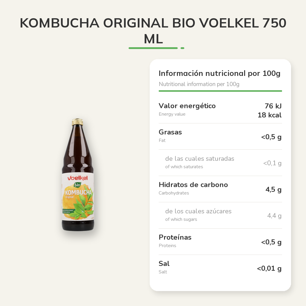 Información nutricional