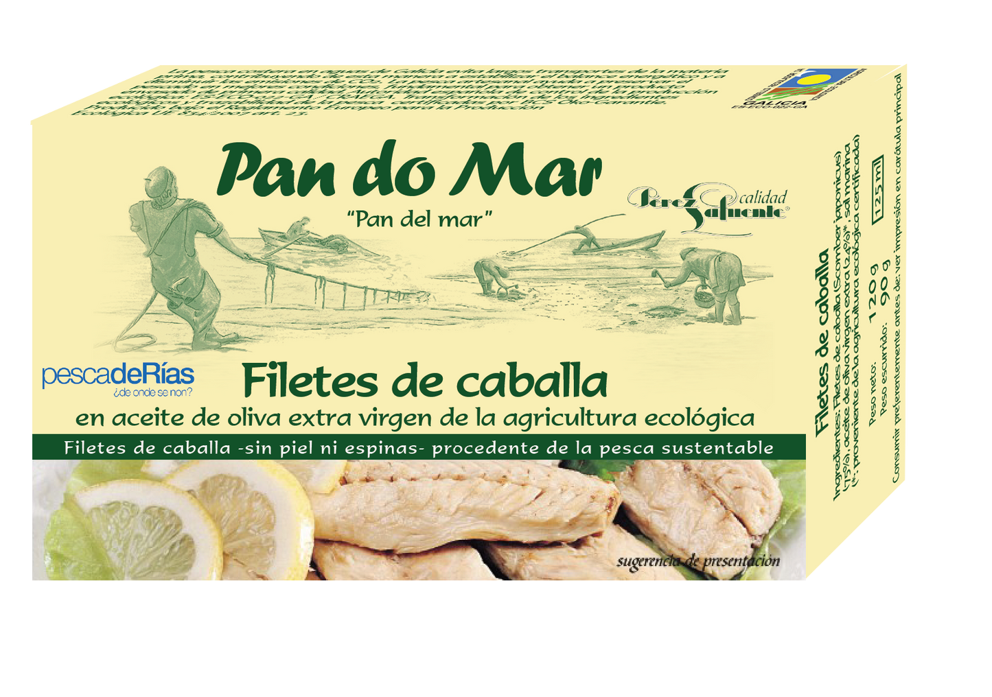Filetes de cavala em azeite Pan do mar, 120 g