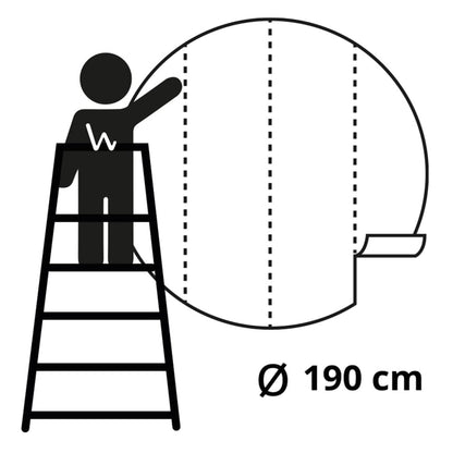 Wallart Círculo De Papel Pintado The Night Watch 190 Cm_2