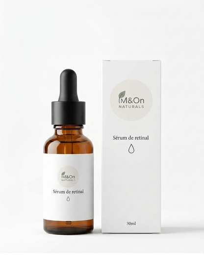 Sérum Facial con Retinal, Ácido Hialurónico y Aceite de Argán 30 ml | Antiedad de Noche | M&On Naturals_0