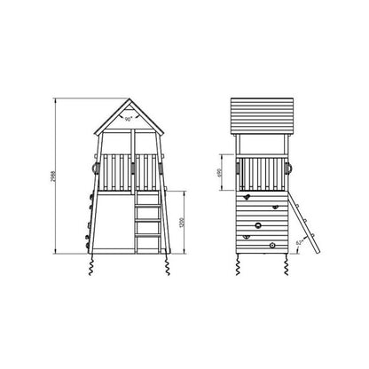 Parque Infantil Masgames Belvedere L Con Columpio Doble._4